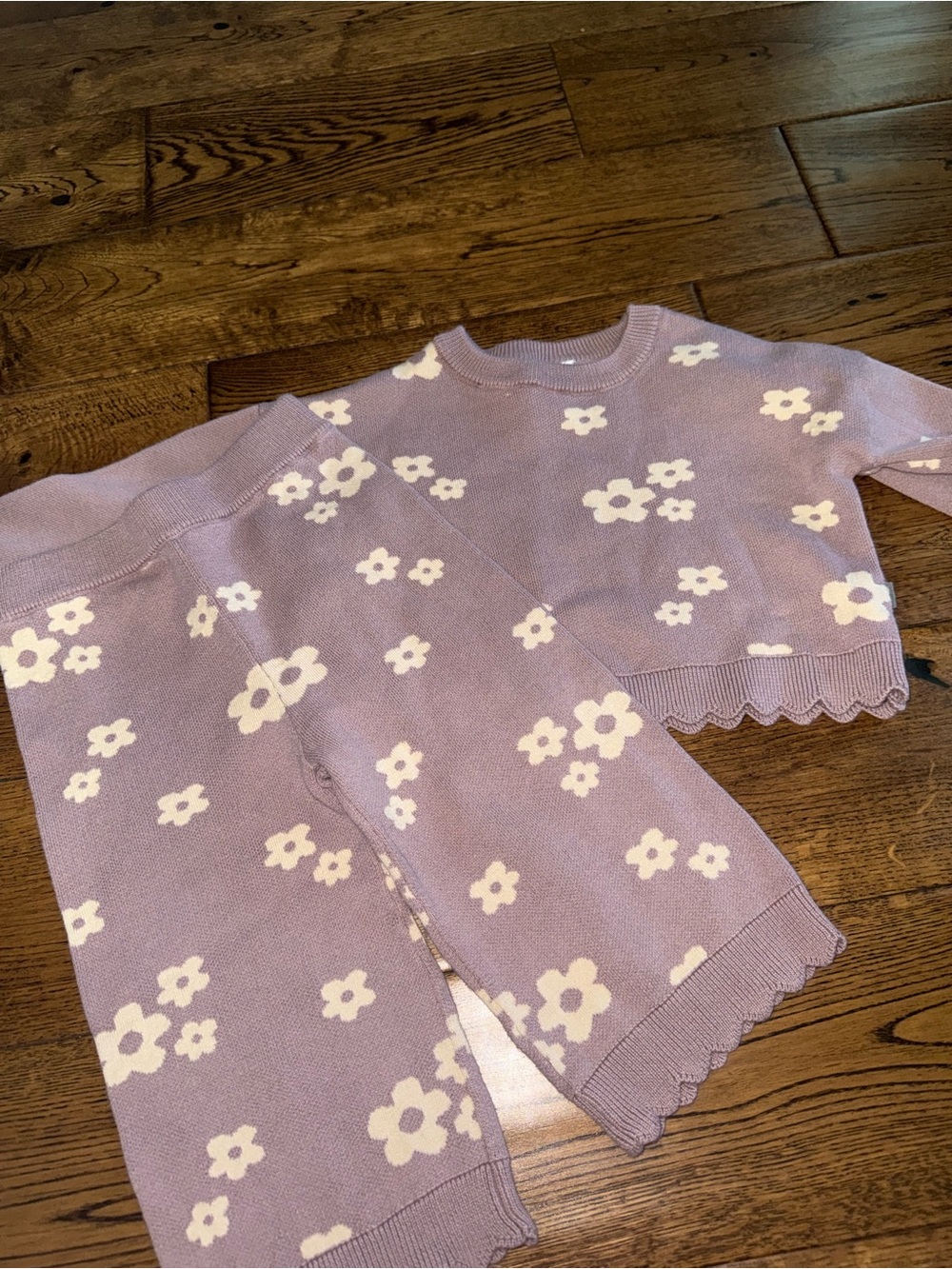 Modern Moments Purple Floral Two Piece Set Size 2T